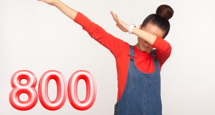 800 mil seguidores no Instagram